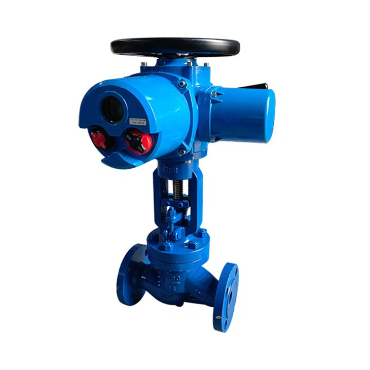 Electric Actuator Steam Control Flange Globe Valve